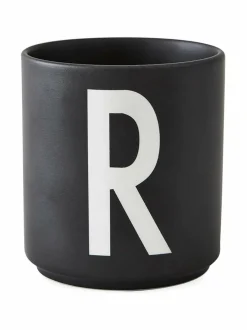 Mukit & Kupit & Asetit|Design Letters Kirjainmuki, R MUSTA