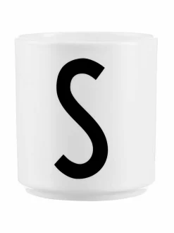 Mukit & Kupit & Asetit|Design Letters Kirjainmuki, S VALKOINEN/MUSTA