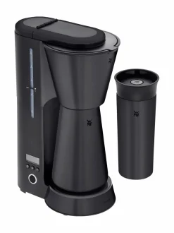 Kahvin- & Vedenkeittimet|WMF KITCHENminis® Coffee Maker Thermo To Go -kahvinkeitin ja termosmuki BLACK, STAINLESS STEEL