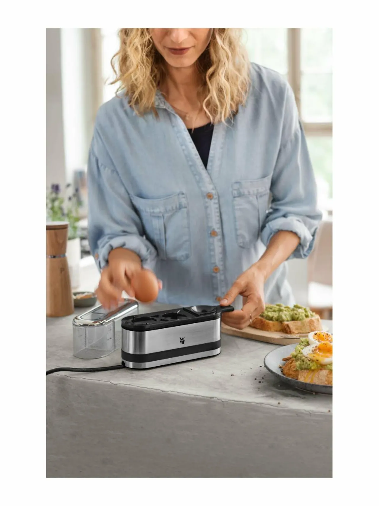 Muut Keittiölaitteet|WMF KITCHENminis® -munankeitin STEEL