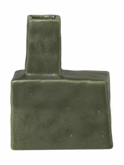 Koriste-Esineet|Ferm Living Koa- keraaminen maljakko, 20 cm DARK SAGE