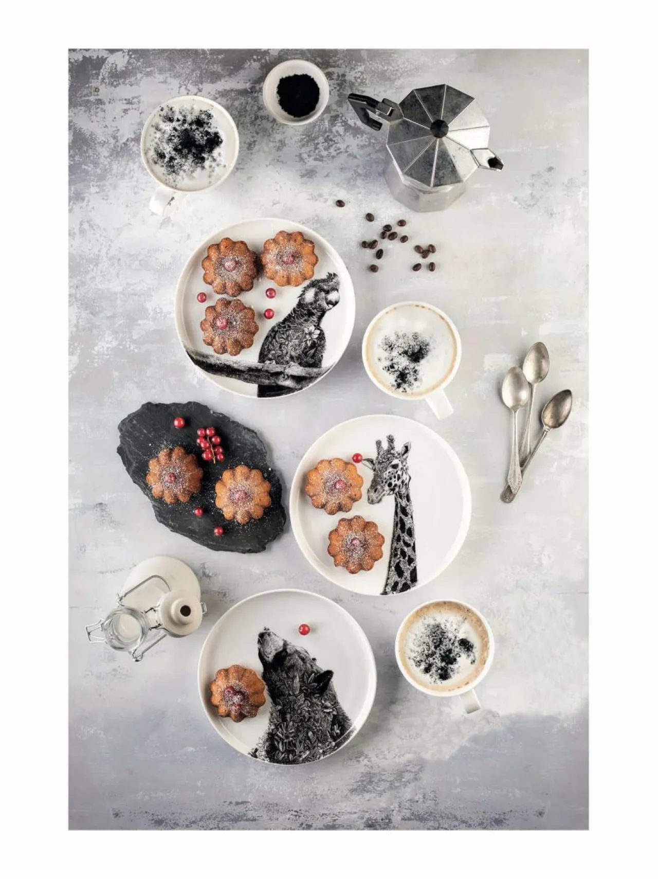 Lautaset & Kulhot|Maxwell&Williams Koala-lautanen 20 cm BLACK