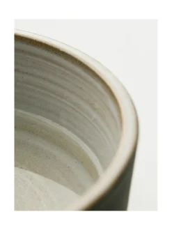 Ruokakupit Ja -Tarvikkeet|Oliver's Life & Style Koiran keraaminen ruokakulhosetti, 2 kulhoa, (ylöspäin levenevät kulhot) MUSTA