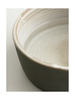 Ruokakupit Ja -Tarvikkeet|Oliver's Life & Style Koiran keraaminen ruokakulhosetti, 2 kulhoa, (ylöspäin levenevät kulhot) MUSTA