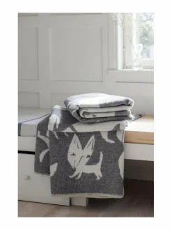 Huovat & Päiväpeitot|Lapuan Kankurit Koirapuisto-villahuopa, 130 x 180 cm 1 GREY-WHITE