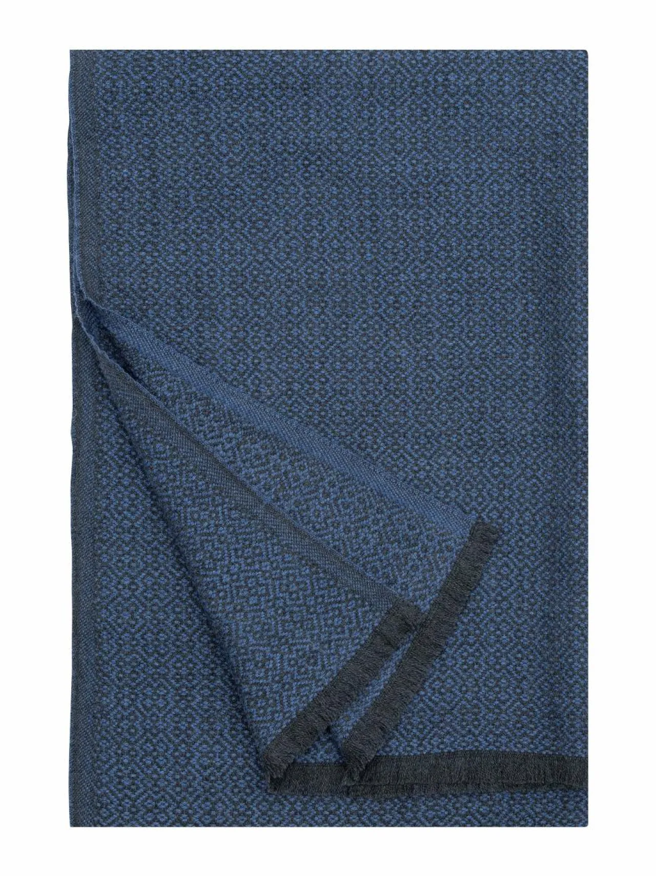 Huovat & Päiväpeitot|Lapuan Kankurit Koli-merinovillahuopa 135 x 170 cm 15 BLACK-BLUE