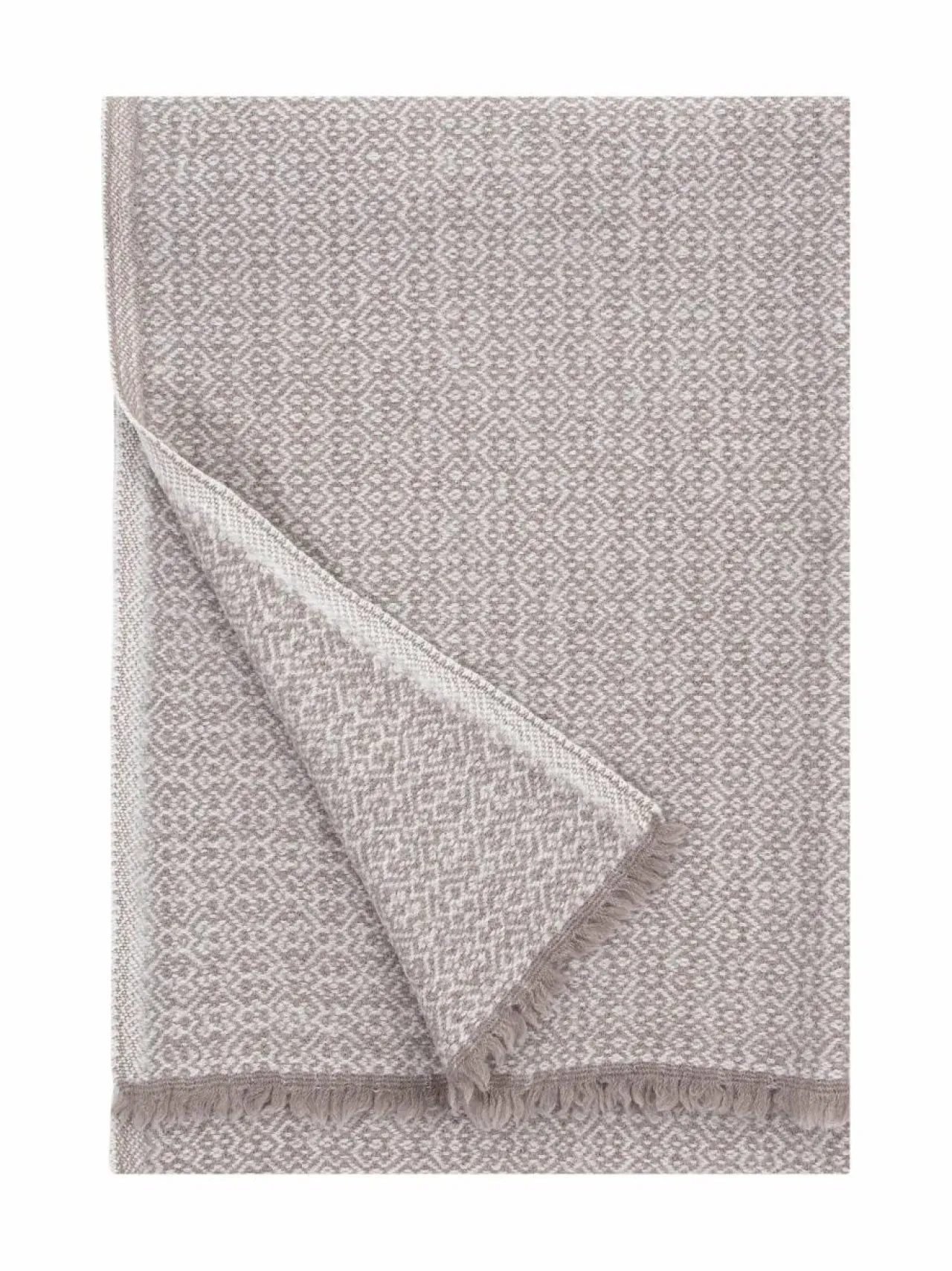 Huovat & Päiväpeitot|Lapuan Kankurit Koli-villahuopa 150 x 170 cm BEIGE/WHITE