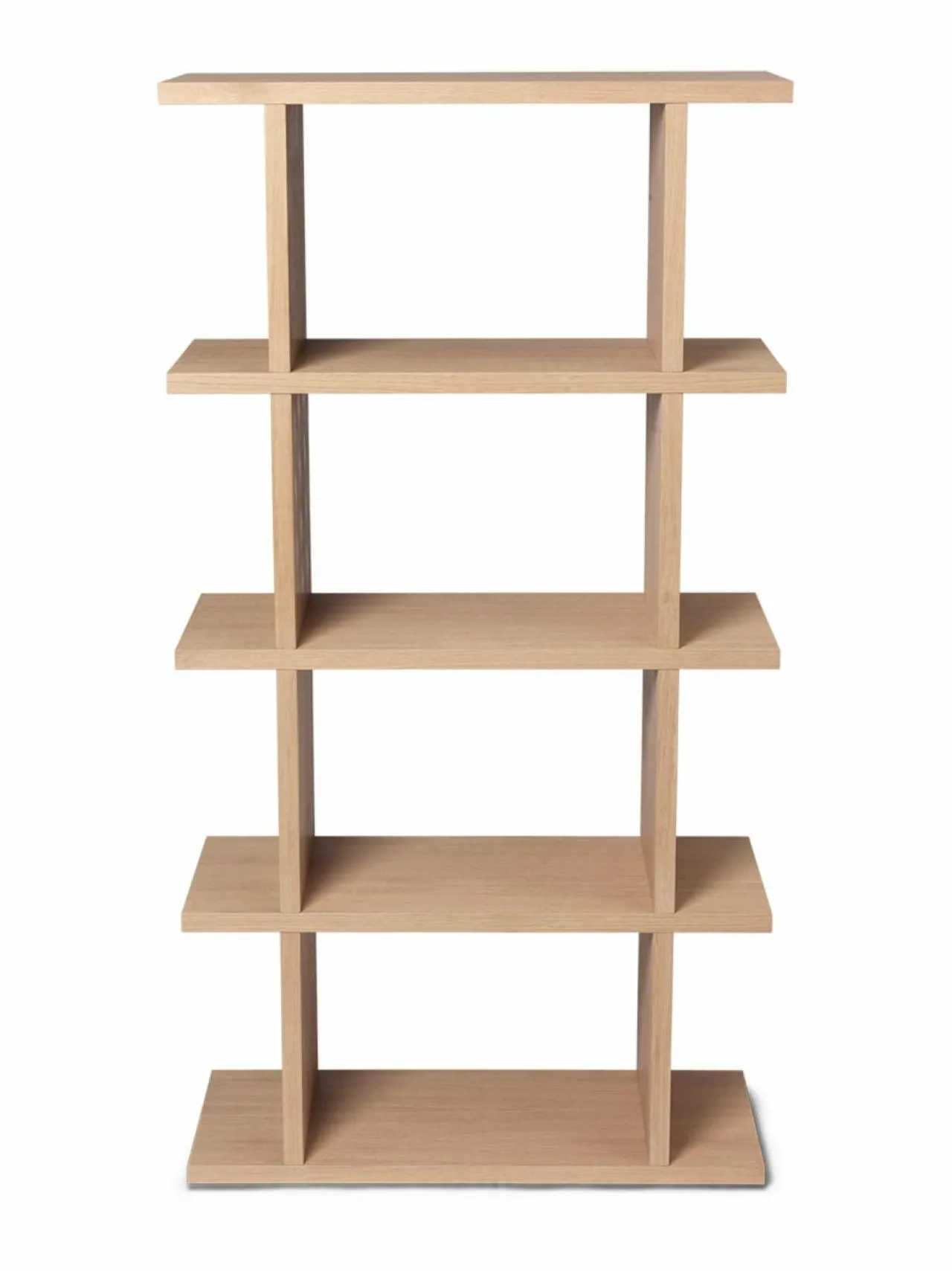 Hyllyt & Kaapit|Ferm Living Kona Bookcase 1x4 -kirjahylly NATURAL