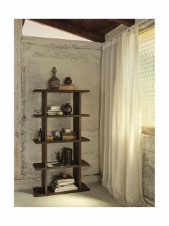 Hyllyt & Kaapit|Ferm Living Kona-hylly 141 x 75 x 30 cm DARK STAINED