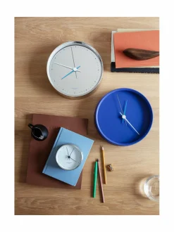 Peilit, Kellot & Kehykset|Georg Jensen Koppel-seinäkello 22 cm MIRROR ECHO STAINLESS STEEL