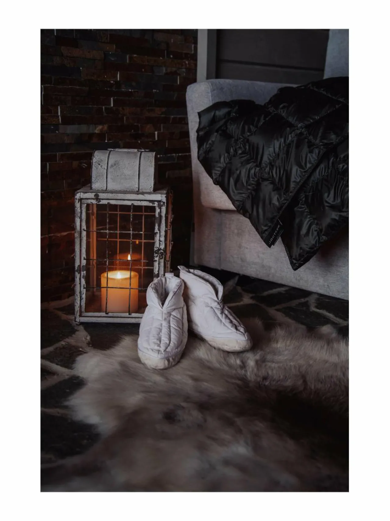 Peitteet & Tyynyt|Joutsen Kuiske-untuvatossut 01 WHITE