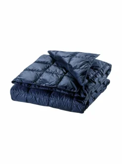 Huovat & Päiväpeitot|Joutsen Kulkuri- untuvatorkkupeitto 130 x 190 cm TUMMANSININEN