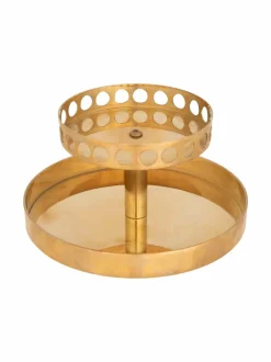 Kynttilät & Lyhdyt|Aarikka Kultatuikku-kynttilänjalka MS