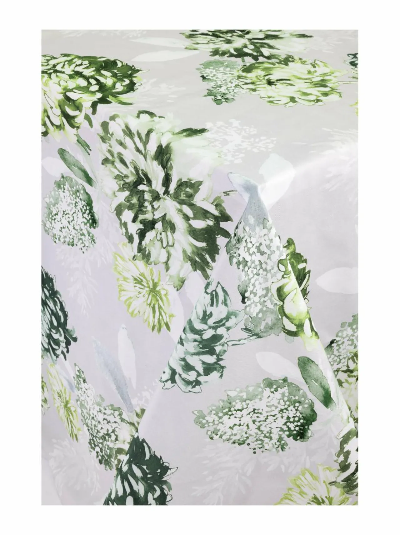 Sisustustyynyt|Huovat & Päiväpeitot|Pentik Kuningatar -pöytäliina 145 x 250 cm GREEN