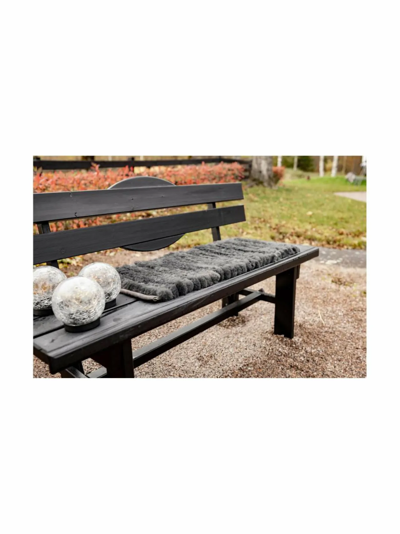 Huovat & Päiväpeitot|Shepherd Lagan-istuinalusta 30 x 100 cm STONE