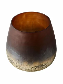 Koriste-Esineet|Muubs Lana 15 - lasimaljakko 15 x 15 cm BROWN/GOLD