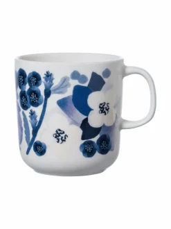 Mukit & Kupit & Asetit|Pentik Lapinkukka-muki 0,35 l BLUE