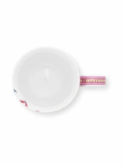 Mukit & Kupit & Asetit|PIP Studio Large Flower Festival -muki 350 ml DARK PINK