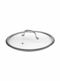 Keitto- & Paistoastiat|HexClad Lasikansi paistinpannulle 26 cm STEEL