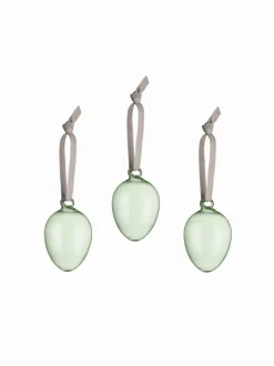 Koriste-Esineet|Iittala Lasimunat 60 mm, 3 kpl GREEN