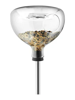 Puutarhakoristeet|Eva Solo Outdoor Lasinen lintulauta ja -kylpy LÄPINÄKYVÄ