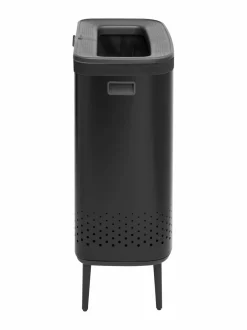Pyykkihuolto|Brabantia Laundry Bin -pyykkikori, 2x45L MATT BLACK