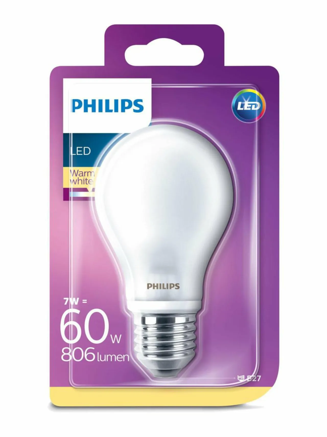 Lamput|Philips LED Classic 6,7W A60 E27 -lamppu WHITE