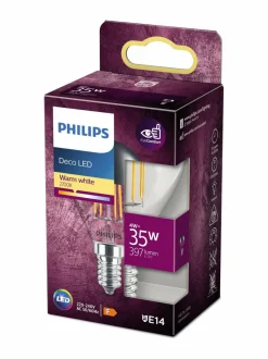 Lamput|Philips LEDClassic -lamppu P45 35W CLEAR