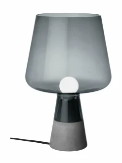 Pöytävalaisimet|Iittala Leimu-pöytävalaisin 380 x 250 mm HARMAA