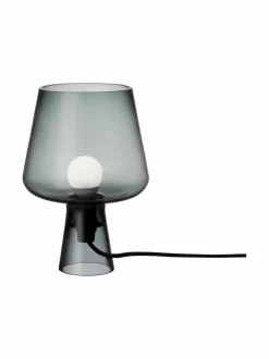 Pöytävalaisimet|Iittala Leimu-valaisin 240 x 165 mm HARMAA