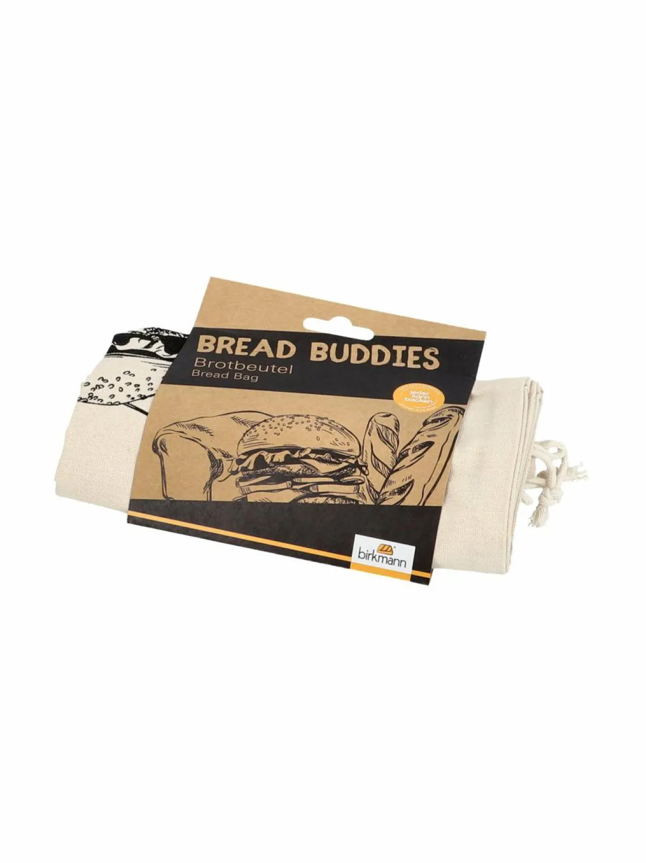 Leivonta|Birkmann Leipäpussi 38 x 45 cm WHITE