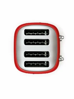 Leivänpaahtimet|Smeg Leivänpaahdin, 4 viipaleelle RED