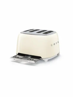 Leivänpaahtimet|Smeg Leivänpaahdin, 4 viipaleelle CREAM