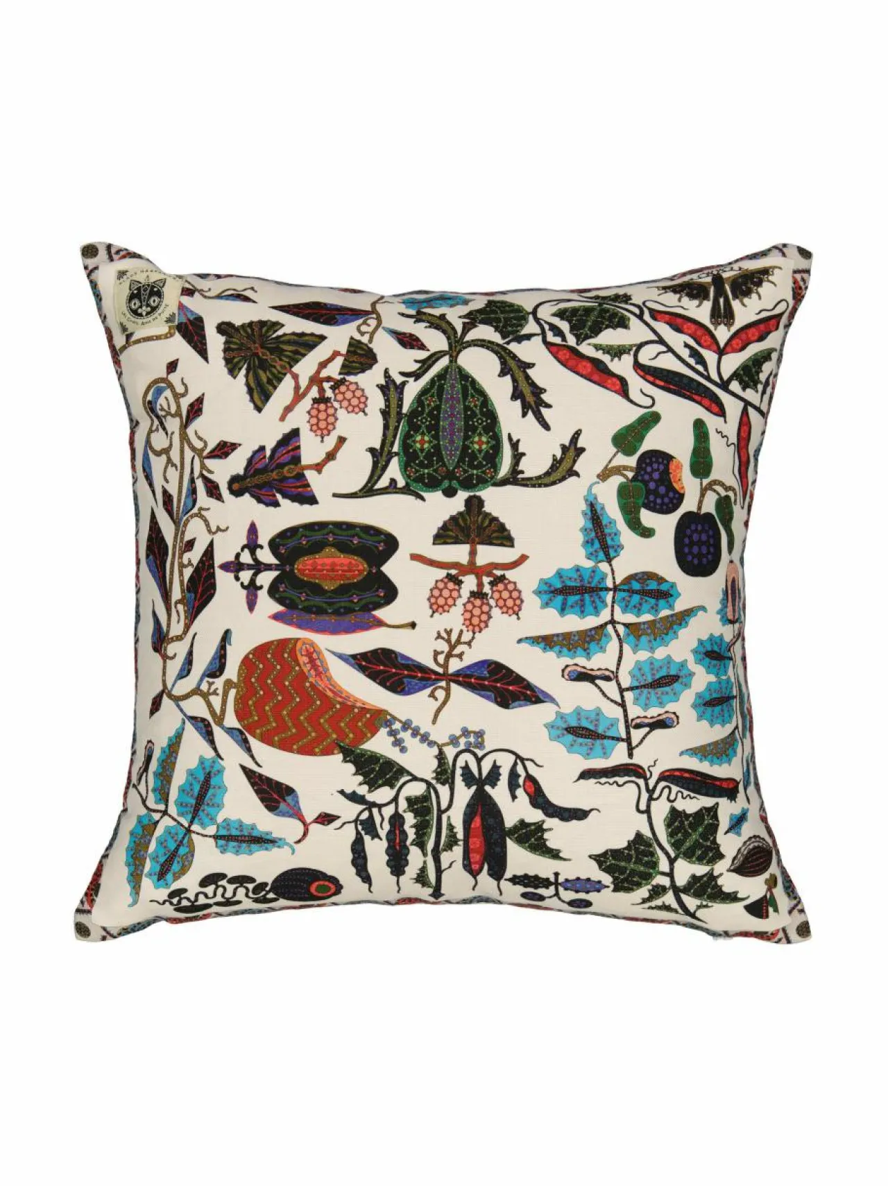 Sisustustyynyt|Klaus Haapaniemi & Co Les Chats Norma -tyynynpäällinen 50 x 50 cm WHITE