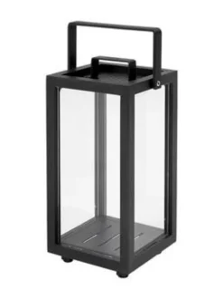 Puutarhakalusteet & Pehmusteet|Cane-Line Lighthouse-lyhty 15 x 15 x 37 cm LAVA GREY