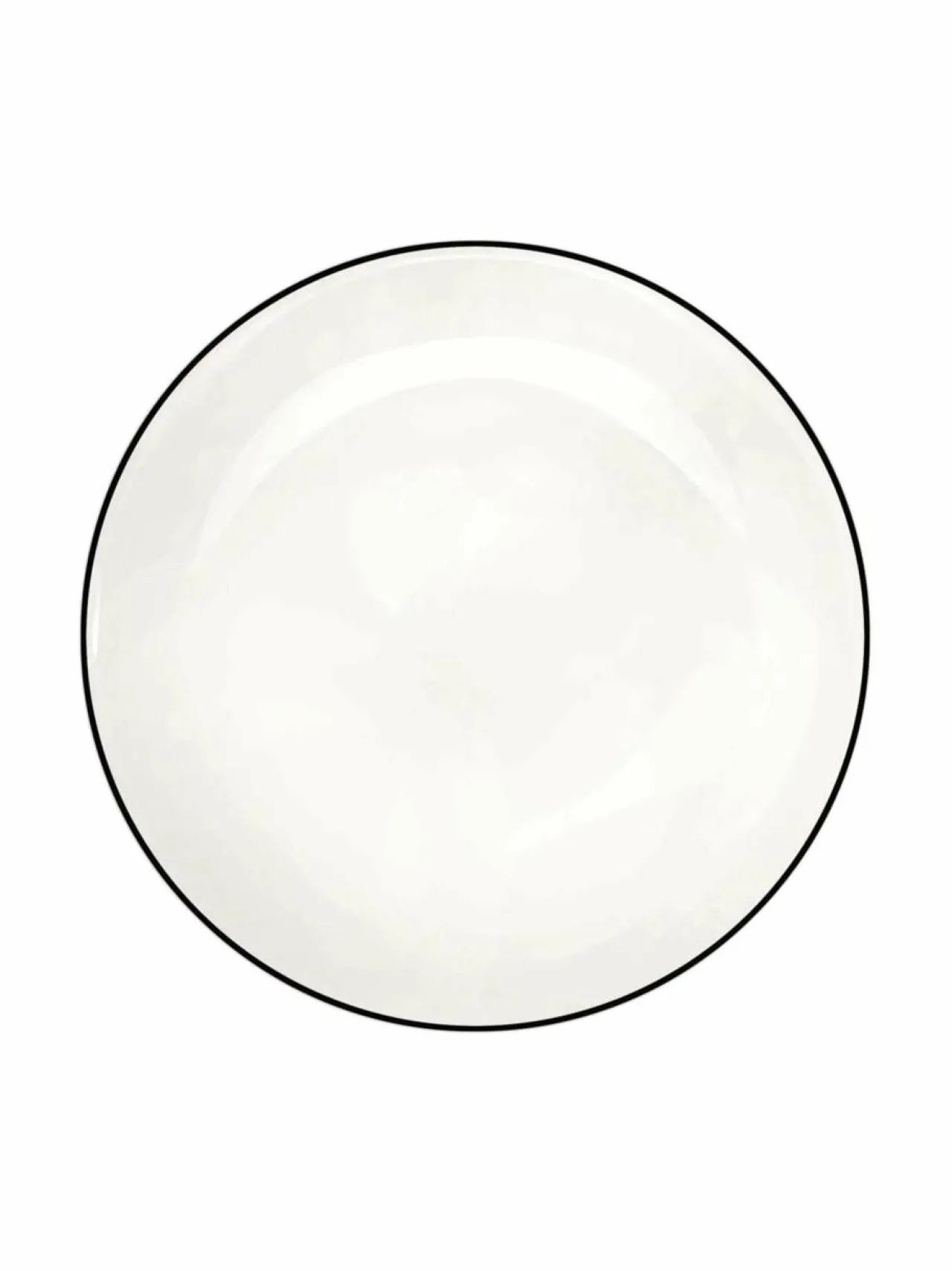 Lautaset & Kulhot|Asa Ligne Noir -jälkiruokalautanen 21 cm VALKOINEN