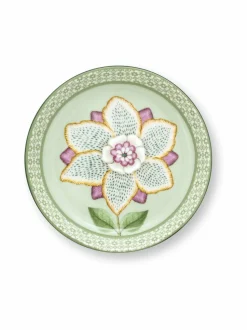 Tarjoiluastiat|PIP Studio Lily & Lotus - teepussin alunen 9 cm LIGHT GREEN