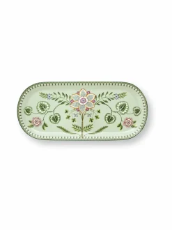 Tarjoiluastiat|PIP Studio Lily & Lotus - teepussin alunen 9 cm LIGHT GREEN