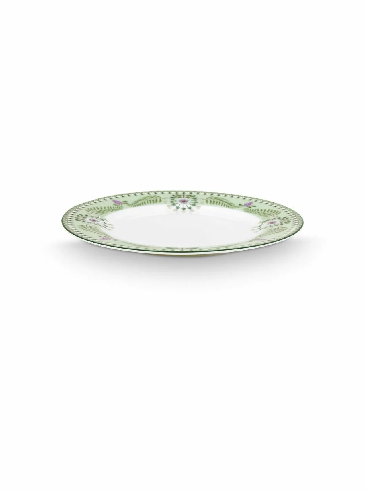 Lautaset & Kulhot|PIP Studio Lily & Lotus -posliinilautanen 23 cm LIGHT GREEN