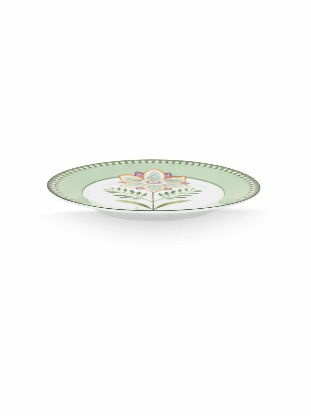 Lautaset & Kulhot|PIP Studio Lily & Lotus -posliinilautanen 21 cm LIGHT GREEN