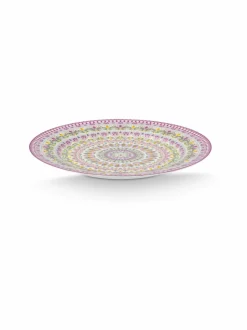 Tarjoiluastiat|PIP Studio Lily&Lotus Moon Delight -posliinilautanen 32 cm MULTICO