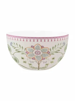 Lautaset & Kulhot|PIP Studio Lily&Lotus -posliinikulho 18 cm WHITE
