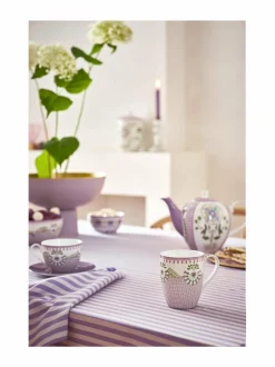 Mukit & Kupit & Asetit|PIP Studio Lily&Lotus Tiles -suuri posliinimuki 350 ml LILAC
