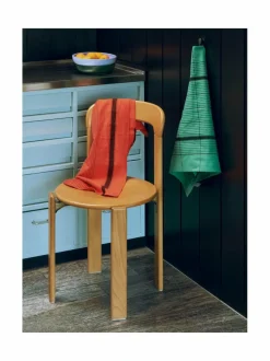 Keittiö- & Kattaustekstiilit|HAY Linear Tea -keittiöpyyhe 52 x 80 cm WARM RED