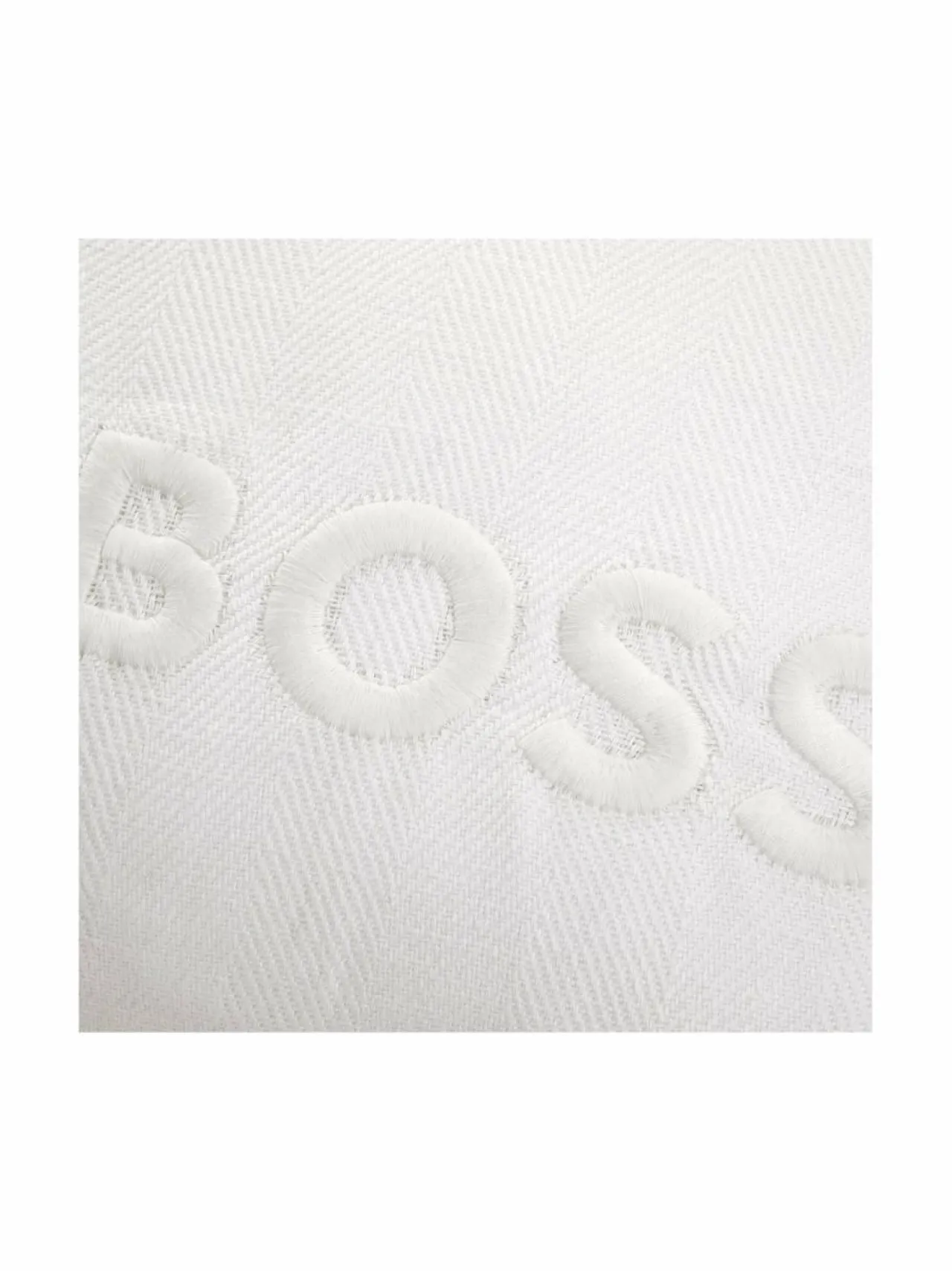 Sisustustyynyt|Hugo Boss Lino Bold Logo -tyynynpäällinen 33 x 57 cm MILK