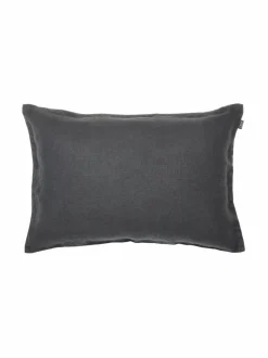 Sisustustyynyt|Casa Stockmann Lino-pellavatyynynpäällinen 40 x 60 cm TUMMANHARMAA