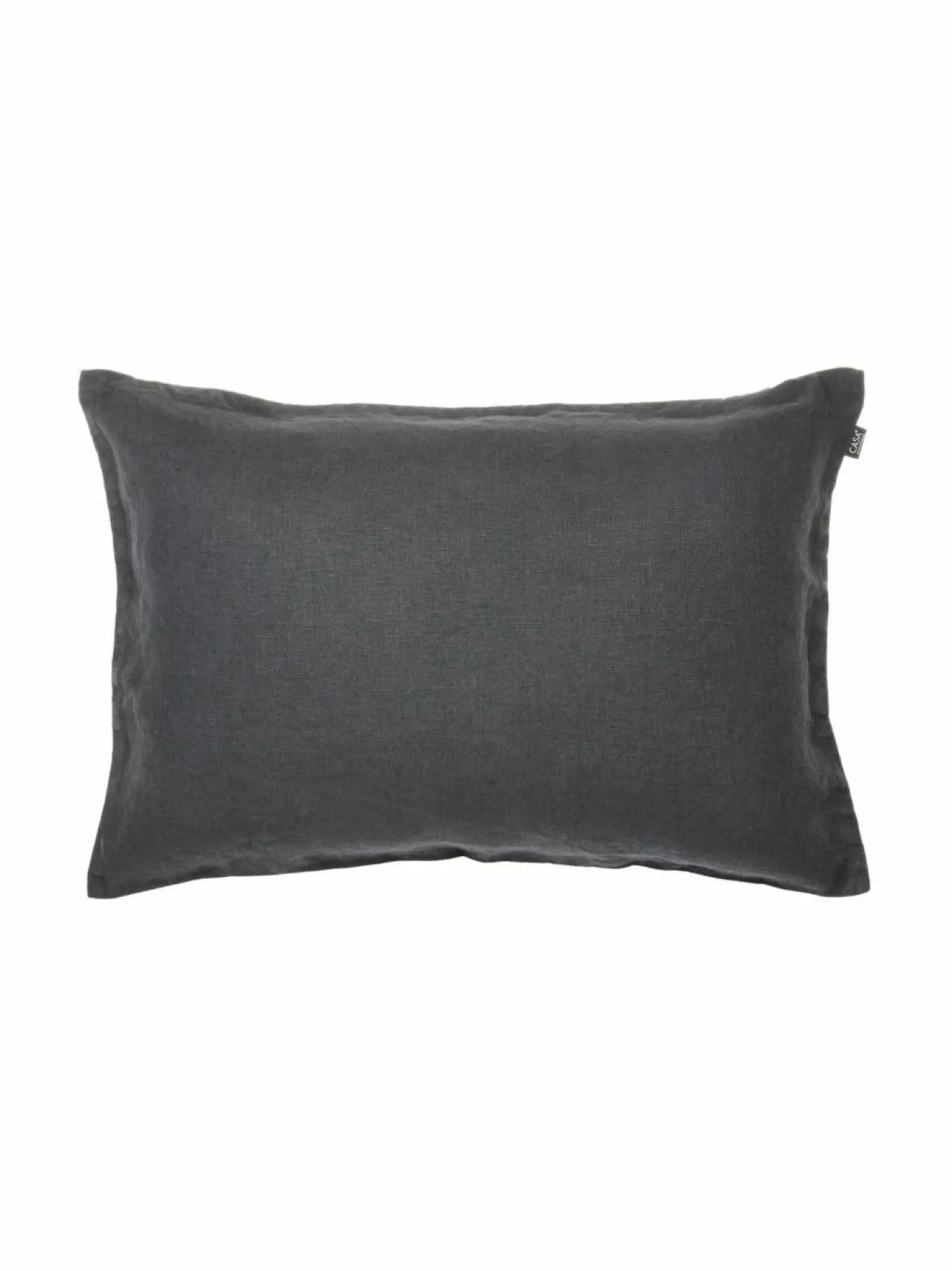 Sisustustyynyt|Casa Stockmann Lino-pellavatyynynpäällinen 40 x 60 cm TUMMANHARMAA