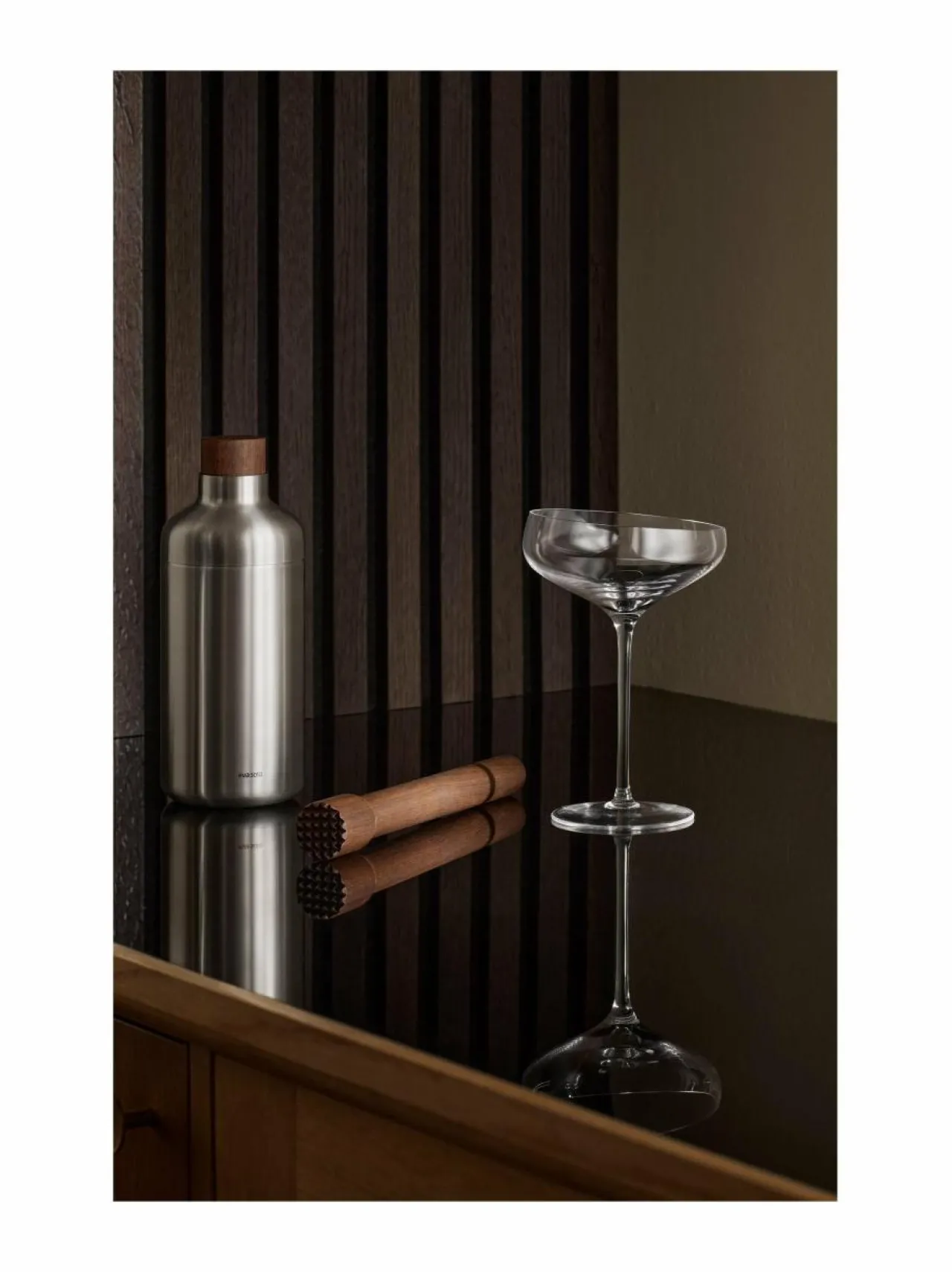 Baari- & Viinitarvikkeet|Eva Solo Liquid Lounge -cocktailmurskain 22 cm STEEL