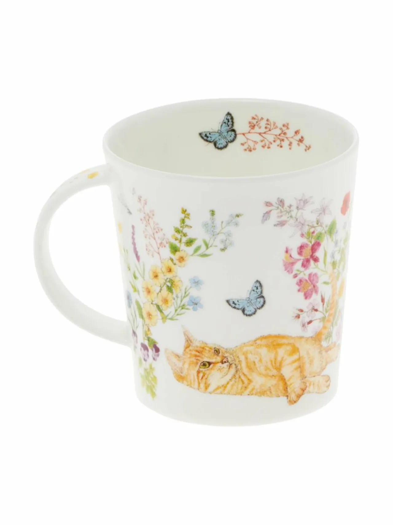 Mukit & Kupit & Asetit|Dunoon Lomond Floral Cats Ginger -muki 320 ml MULTICOLOR