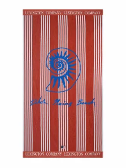 Kylpyhuonetekstiilit|Lexington Long Island Beaches -rantapyyhe CORAL/BLUE